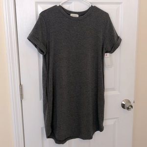 Red dress boutique tshirt dress